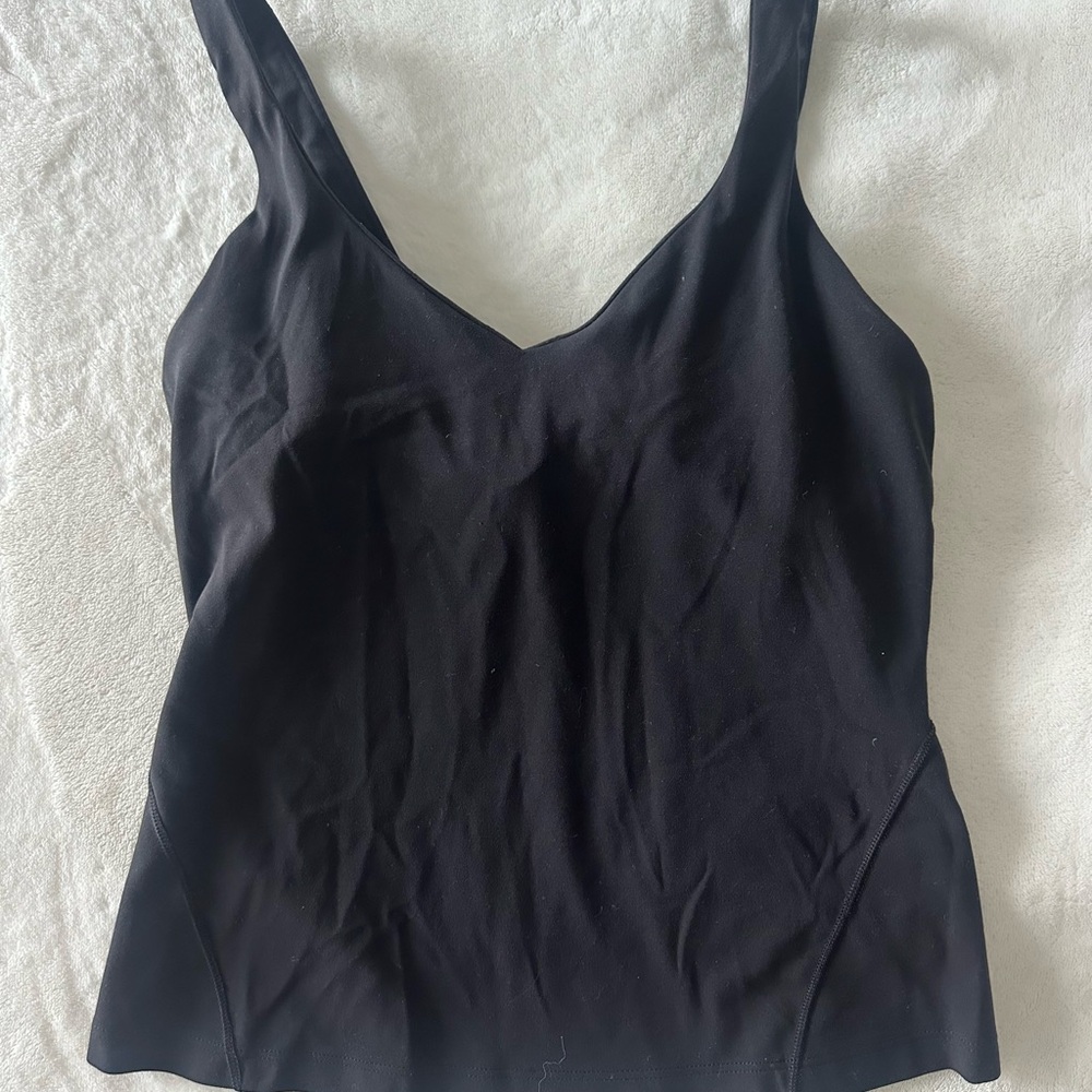 Lululemon Athletica Black Align Waist-Length Tank Top
